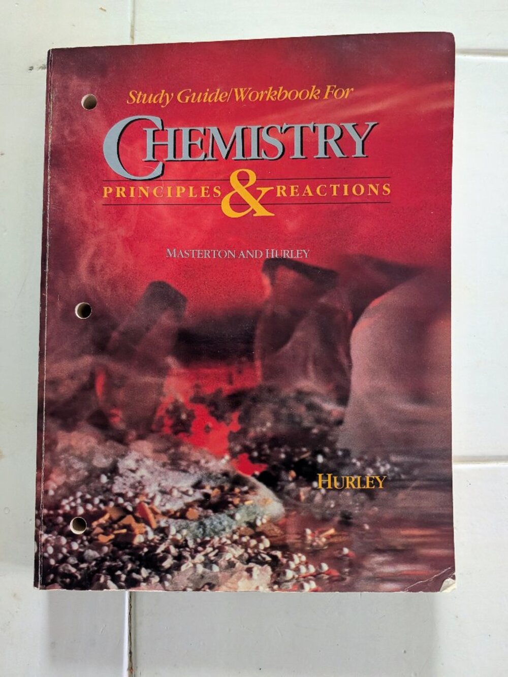 VTG 1989 Chemistry Principles & Reactions Study Guide Workbook Masterton Hurley